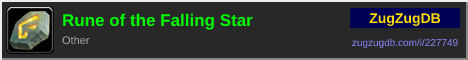 Rune of the Falling Star: forum signature banner