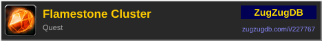 Flamestone Cluster: forum signature banner