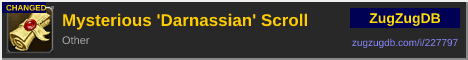 Mysterious 'Darnassian' Scroll: forum signature banner