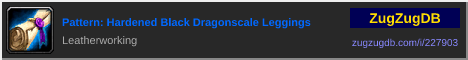 Pattern: Hardened Black Dragonscale Leggings: forum signature banner