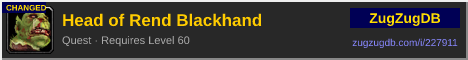 Head of Rend Blackhand: forum signature banner