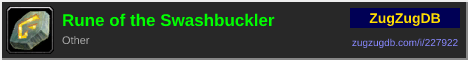 Rune of the Swashbuckler: forum signature banner