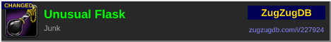 Unusual Flask: forum signature banner
