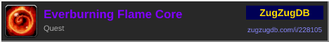 Everburning Flame Core: forum signature banner