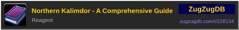 Northern Kalimdor - A Comprehensive Guide: forum signature banner