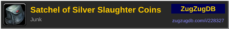 Satchel of Silver Slaughter Coins: forum signature banner