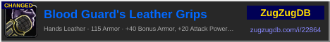Blood Guard's Leather Grips: forum signature banner