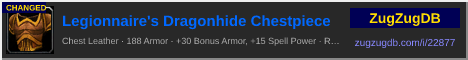 Legionnaire's Dragonhide Chestpiece: forum signature banner
