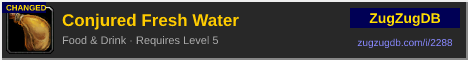 Conjured Fresh Water: forum signature banner