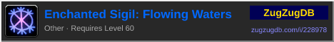 Enchanted Sigil: Flowing Waters: forum signature banner