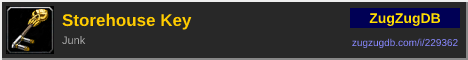 Storehouse Key: forum signature banner