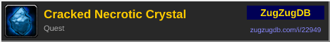 Cracked Necrotic Crystal: forum signature banner