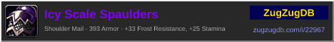 Icy Scale Spaulders: forum signature banner