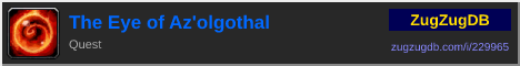 The Eye of Az'olgothal: forum signature banner