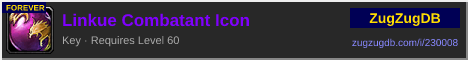 Linkue Combatant Icon: forum signature banner