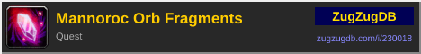 Mannoroc Orb Fragments: forum signature banner