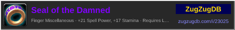 Seal of the Damned: forum signature banner