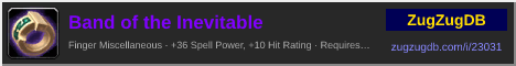 Band of the Inevitable: forum signature banner