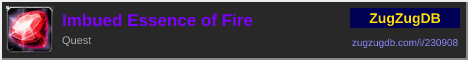 Imbued Essence of Fire: forum signature banner