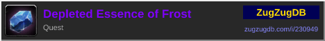 Depleted Essence of Frost: forum signature banner