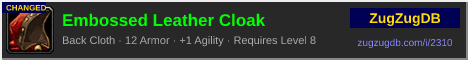 Embossed Leather Cloak: forum signature banner