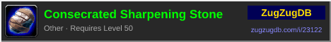 Consecrated Sharpening Stone: forum signature banner