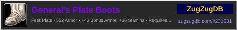 General's Plate Boots: forum signature banner