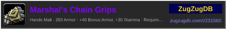 Marshal's Chain Grips: forum signature banner