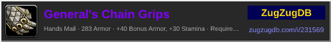 General's Chain Grips: forum signature banner
