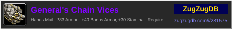 General's Chain Vices: forum signature banner