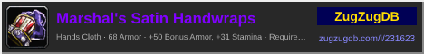 Marshal's Satin Handwraps: forum signature banner