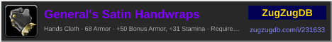 General's Satin Handwraps: forum signature banner