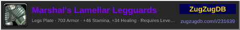 Marshal's Lamellar Legguards: forum signature banner