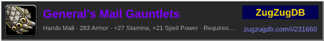General's Mail Gauntlets: forum signature banner