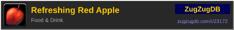 Refreshing Red Apple: forum signature banner