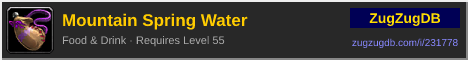 Mountain Spring Water: forum signature banner