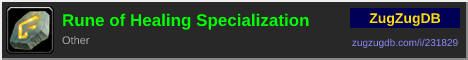 Rune of Healing Specialization: forum signature banner