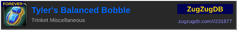 Tyler's Balanced Bobble: forum signature banner