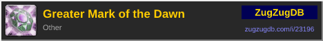 Greater Mark of the Dawn: forum signature banner