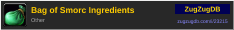 Bag of Smorc Ingredients: forum signature banner