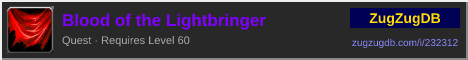 Blood of the Lightbringer: forum signature banner