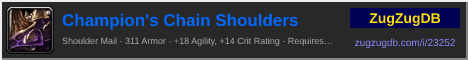 Champion's Chain Shoulders: forum signature banner