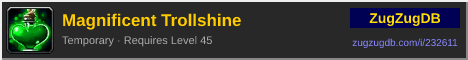 Magnificent Trollshine: forum signature banner