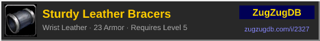 Sturdy Leather Bracers: forum signature banner
