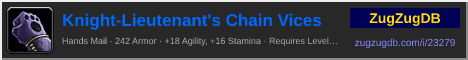 Knight-Lieutenant's Chain Vices: forum signature banner