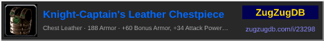 Knight-Captain's Leather Chestpiece: forum signature banner