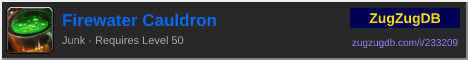 Firewater Cauldron: forum signature banner