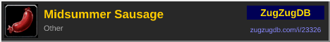 Midsummer Sausage: forum signature banner