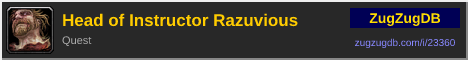Head of Instructor Razuvious: forum signature banner