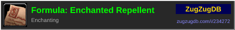 Formula: Enchanted Repellent: forum signature banner